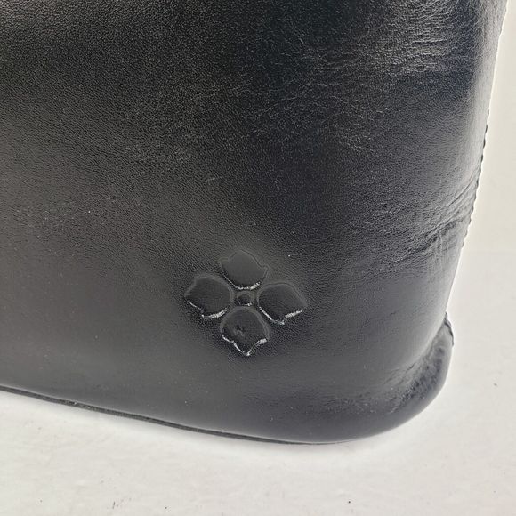 Patricia Nash Tote Bag Danville Colorblock Black British Tan Leather purse - Picture 16 of 16